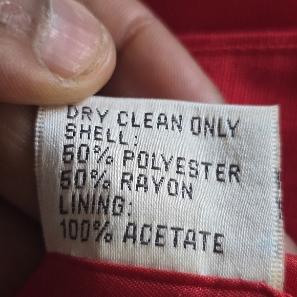 John Meyer Jacket Women Sz 10 Pink Long Sleeve One Button Embroidered Collarless - Picture 11 of 15